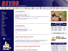 Tablet Screenshot of bsvbb.de